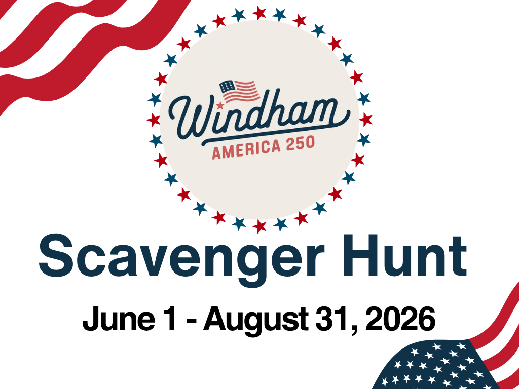 Scavenger Hunt. June 1 - August 31, 2026. 