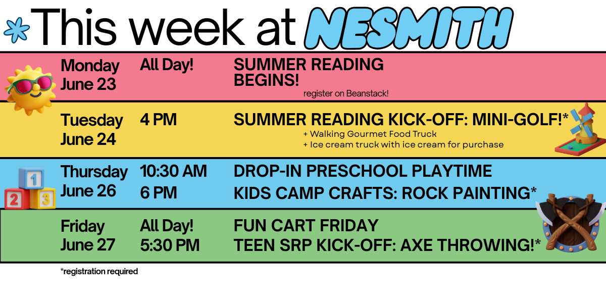 This week at Nesmith! 