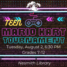 Teen Mario Kart Tournament